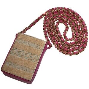 Combination Cigarette Case Pink Chanel